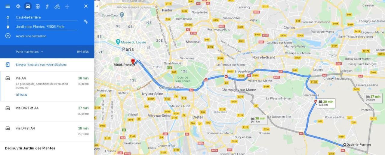 Tres Beau Studio Proche De Disneyland Et De Paris Διαμέρισμα Ozoir-la-Ferrière Εξωτερικό φωτογραφία